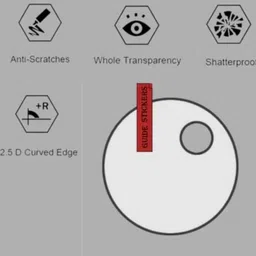 KHWABEEDA Back Camera Lens Glass Protector for VIVO IQOO Z10 TURBO PLUS 5G CAMERA LENS ( PACK OF 2) image 2