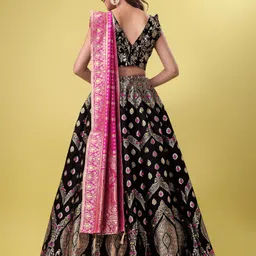 purvaja Embellished Semi Stitched Lehenga Choli image 2