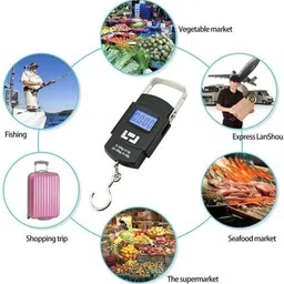 jakir 50Kg Digital Weight Machine For Luggage hjjjhf296ab Weighing Scale image 3