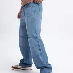 glitchez Men Mid Rise Blue Jeans image 3