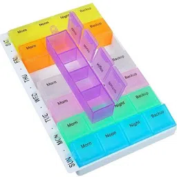 flovein 7 DAYS QID 7 DAY TABLET ORGANIZER Pill Box-picture-15