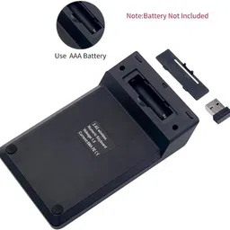 spincart Numeric Keypad 2.4G Wireless Keyboard Mini Portable 18 Keys Number Pad Financial Accounting Keypad with USB Receiver Wireless for Laptop Desktop PC Black Wireless Number Pad image 4