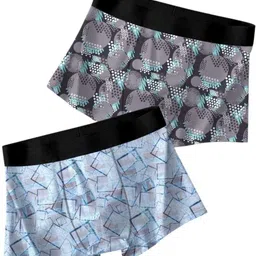 vishva creation Pack of 2 Printed Men Brief image 2