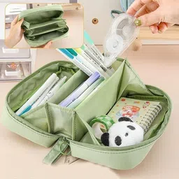 hanumant Travel Essentials Series Solid Art Polyester Pencil Box image 5