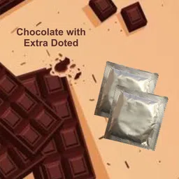 eyurva dotted condoms - chocolate flavoured condom Condom image 5