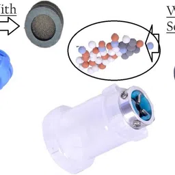 superflip by superflip Magnetic Filter Adapter/Connector for All Front & Topload Washing Machine Blue Solid Filter Cartridge image 2