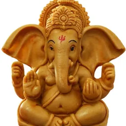 xenith Decor Kaan Ganesha Idol Showpiece Murti Figurine for Car Dashboard Home Office Decorative Showpiece - 10 cm image 5