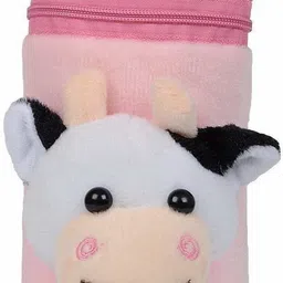 zhola Animal Cow Face Baby Feeder/Bottle Cover for Kids Feeding Bottle Cover Pink image 2