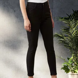 kotty Women Regular High Rise Black Jeans image 4