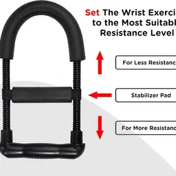 pheonix Forearm Wrist Exercise Strengthener for Men & Women | Arm Exercise Equipment Hand Grip/Fitness Grip image 3