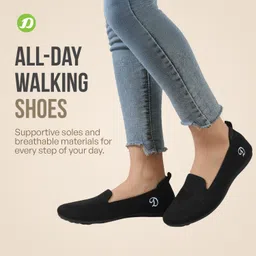 doctor extra soft Fashionable Memory Foam Casuals, Stylish, Walking, and Sports Slip On Sneakers For Women image 4