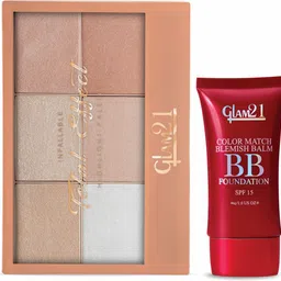 glam21 BB Cream Foundation SPF15 & Highlight Palette | Radiant Glow & Long Wear-picture-23