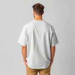 urgear Men Typography Round Neck Cotton Blend White T-Shirt image 2