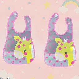 bmv enterprises Baby Bibs – Waterproof & Washable Bib Set for Infants | Pack Of 2 |-picture-12