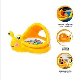 intelligent Inflatable Snail Shade Baby Pool Round Sunshade Toys for boys Inflatable Swimming Pool image 4