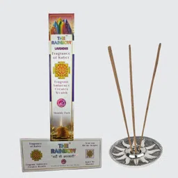 therainbow THE RAINBOW Lavender Incense Sticks | Agarbatti for Home, Rituals | 6-Pack Lavender-picture-27