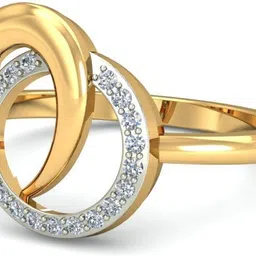 avsar AVR676YB 14kt Cubic Zirconia Yellow Gold ring image 5