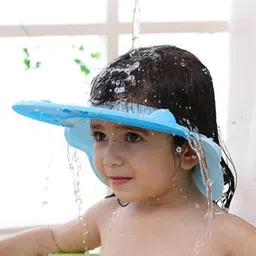 kswe Baby Shower Cap for Kids | Adjustable Bath Hat | Silicone Shampoo Shield-picture-15