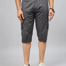 akshat enterprise Solid Men Three Fourths-picture-20