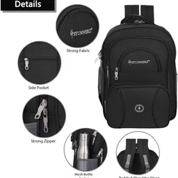 stunnerz High Quality Stylish Casual Waterproof School Bag Class 5th to 10th School Bag image 2
