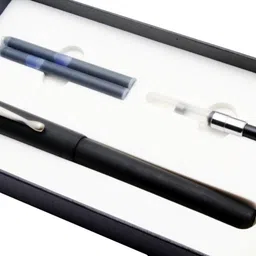 ledos Vintage Look Handmade Ebonite Charcoal Black Special Edition FLEX Nib Chrome trims Fountain Pen image 1