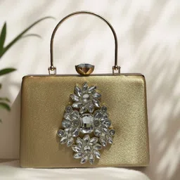 bella moda Party Gold Clutch-picture-23