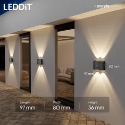 leddit Swing Arm Wall Light Wall Lamp With Bulb image 4