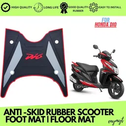 enemyt DI1 Washable Floor Mat/Foot Mat for HONDA DIO BS-6 Honda Dio Two Wheeler Mat-picture-27
