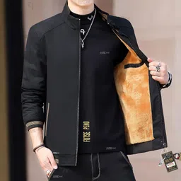 futse peno Men Solid Casual Jacket image 4