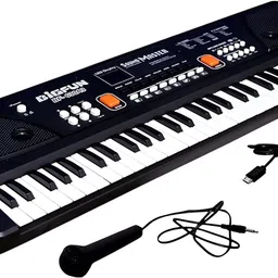 just97 61-Keys Musical Keyboard Piano with Mic for Kids Analog Portable Keyboard_A900-picture-11