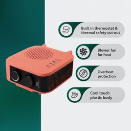 himalaya saga Room Heater 2000 Watts Heat Convector with Adjustable Thermostats, Standard Fan Room Heater image 3