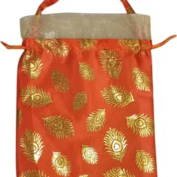 vig enterprises Women Orange Potli image 3