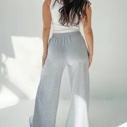 daphne maurier Women Solid Grey Track Pants-picture-15
