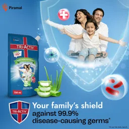 tri-activ Germ Protection Handwash - Refill | Protects from 99.9% disease causing germs Hand Wash image 5