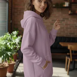 greco Women Full Sleeve Printed Hooded Sweatshirt image 3