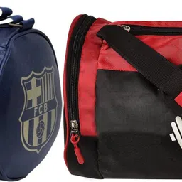 rocketsale 20 L Gym Duffel Bag - DB_Let The Gains Begin - Red, Blue image 1