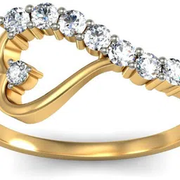 avsar AVR488YB 14kt Cubic Zirconia Yellow Gold ring-image-9