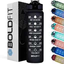 boldfit Gym Sipper Sports Water Bottles Plastics Time Mark 1000 ml Bottle-picture-21