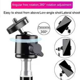 Sushmarth 2.1 metrer stand with 7 Feet (210 Inch) strong Metal mobile tripod Tripod Tripod image 4