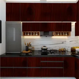 wallnest Vinyl Abstract Brown Wallpaper image 2