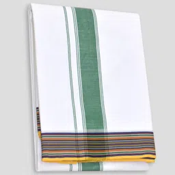 TUNI MANI Thillana Vari Panchakacham 9x5 Dhoti, Polycotton (4.0mtr Dhoti, 2.25mtr Towel) Men Dhoti-image-21