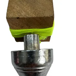 q8 twinkle Arcade Plumb Bob|Pyramid Type|Engineers Wall & Structure Tool Cast Iron - 440 g Cast Iron, Wooden Plumb Bob image 2