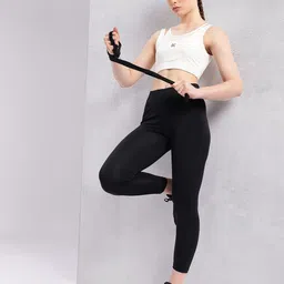hrx by hrithik roshan Solid Women Black Tights-picture-24