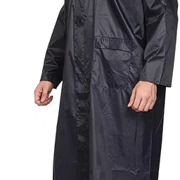 firmed string Solid Men Raincoat-picture-24