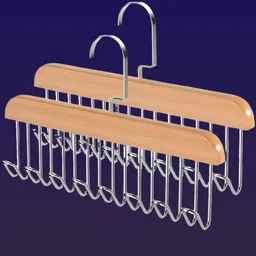 vgaynex 8-Hook Timber Stand – Beanie Handbag & Blouse Wooden Shirt Pack of 2 Hangers For Shirt-picture-28