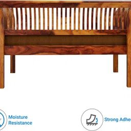 induscraft Wooden Daisy Sheesham Fabric 2 SeaterSofa image 5