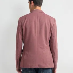 arrow Men Solid Single Breasted Formal Blazer image 2