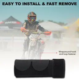 oberoi's traders Universal Bike Front Shocker Fork Seal Cover To Protect Shocker from Dust & Dirt Motorcycle Fork Cover image 3