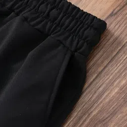 eraworld Women Straight Fit Black Cotton Blend Trousers image 4
