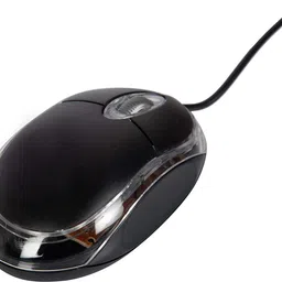 NPAV Plug and Play Mouse, 3-Button with Clickable Scroll Wheel, pack of 1. Wired Ambidextrous Optical Gaming Mouse image 3